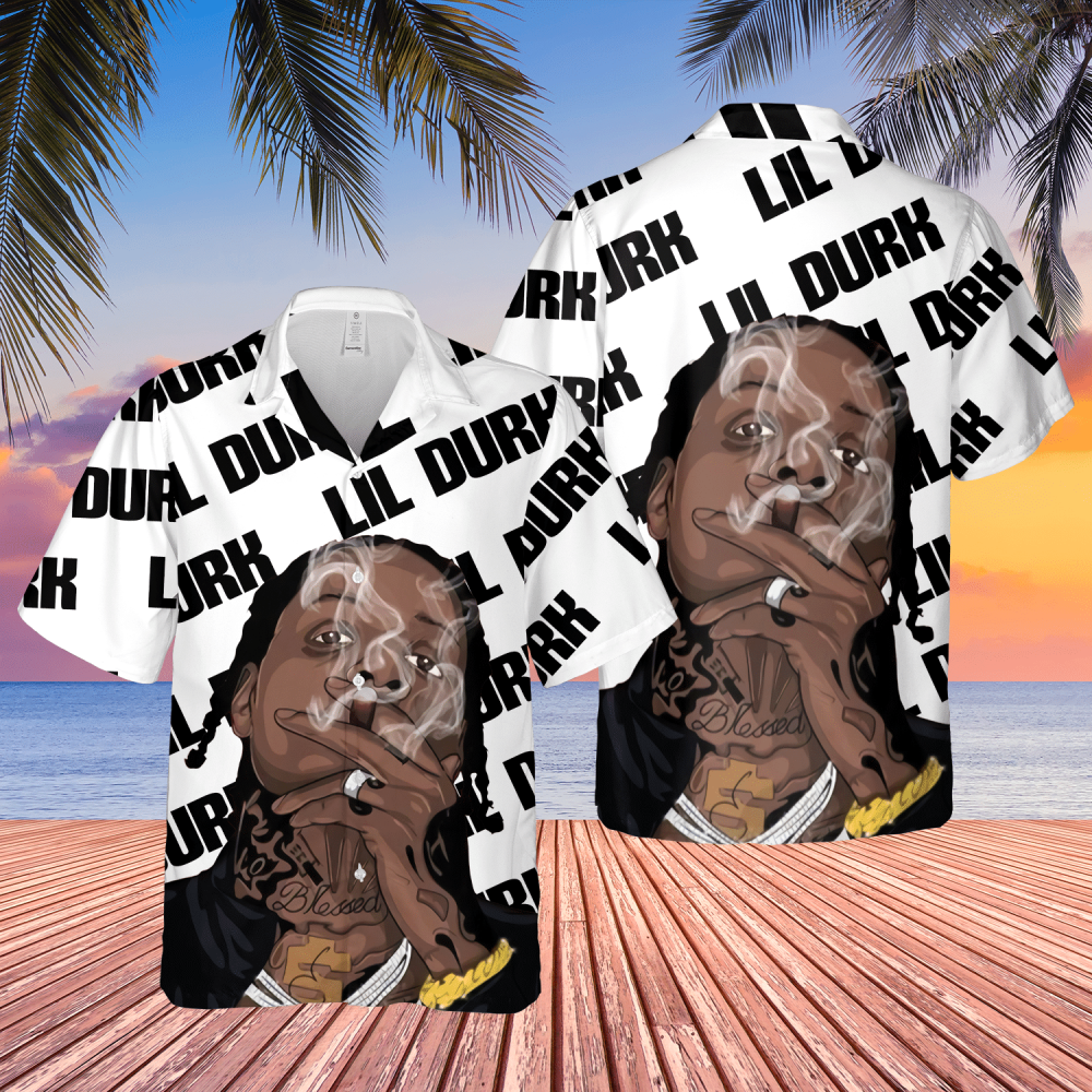 Lil Durk Hip hop Rapper Hawaiian Shirt Lil Durk Hip hop Rapper Hawaiian Shirt