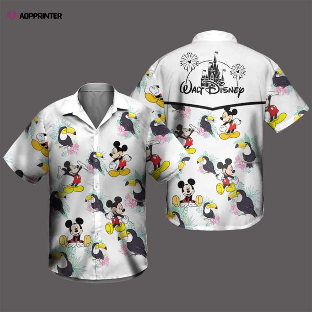 Disney Mickey Mouse Hawaiian Shirt, Summer Beach Trip Family Hawaiian Shirt Disney Mickey Mouse Hawaiian Shirt, Summer Beach Trip Family Hawaiian Shirt