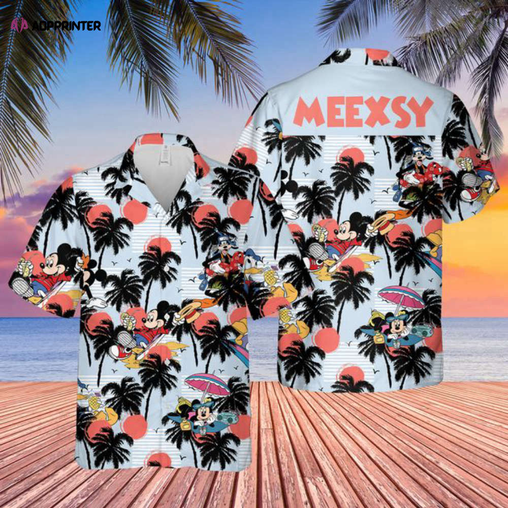 Disney Mickey Mouse Hawaiian Shirt, Summer Button Up Shirt, Summer Beach Trip Family Hawaiian Shirt Disney Mickey Mouse Hawaiian Shirt, Summer Button Up Shirt, Summer Beach Trip Family Hawaiian Shirt