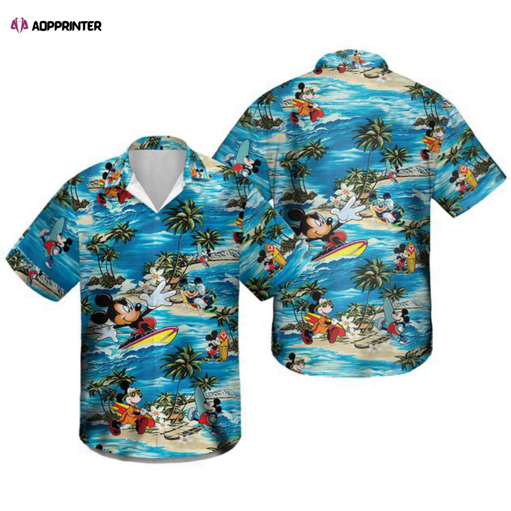 Disney Mickey Mouse Hawaiian Shirt Disney Mickey Mouse Hawaiian Shirt