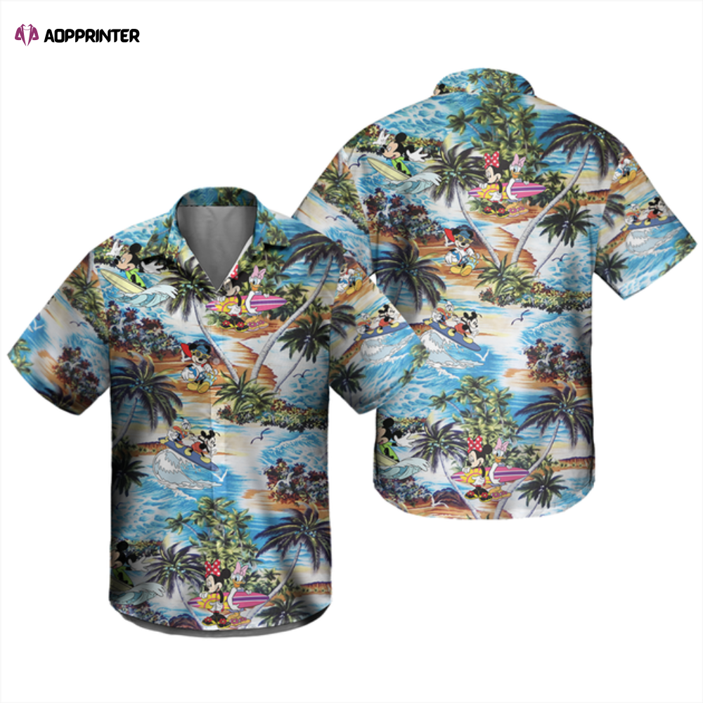 Disney Mickey Mouse Hawaiian Shirt Disney Mickey Mouse Hawaiian Shirt