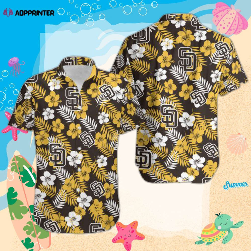 San Diego Padres Hawaiian Shirt San Diego Padres Hawaiian Shirt