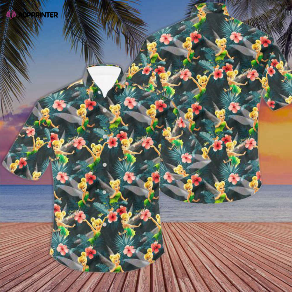 Tinker bell disney hawaiian shirt Tinker bell disney hawaiian shirt