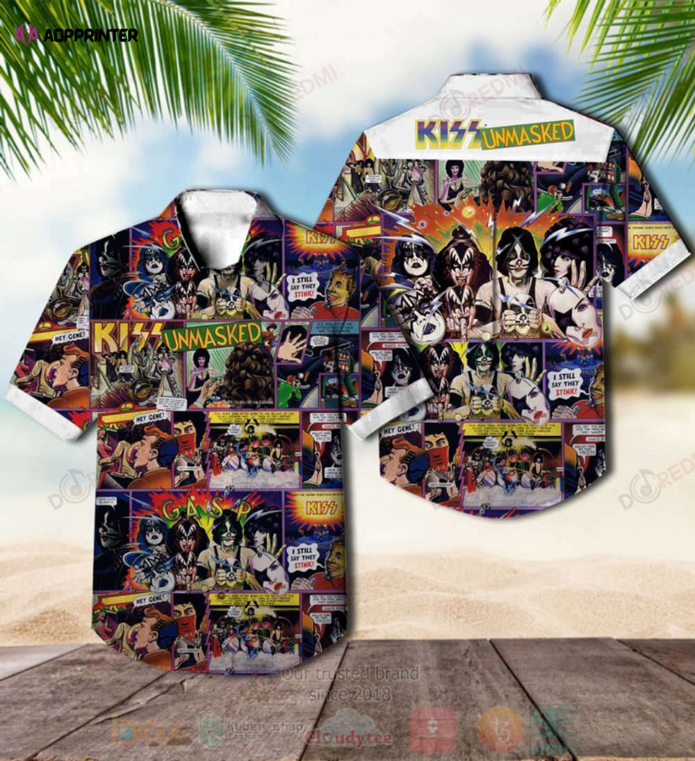 Kiss Unmasked Album Hawaiian Shirt Summer 2023 Hot Trends Kiss Unmasked Album Hawaiian Shirt Summer 2023 Hot Trends