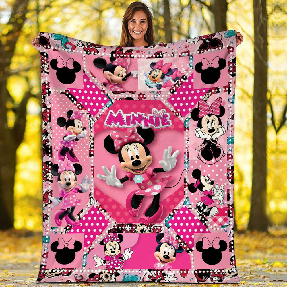 Custom Minnie Mouse Blanket, Minnie Mouse Minnie Mouse Blanket Quilt Bedding Set Sofa Custom Minnie Mouse Blanket, Minnie Mouse Minnie Mouse Blanket Quilt Bedding Set Sofa