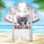 Lilo and Stitch America 4th of July Hawaiian Shirt – Cool Disney Design