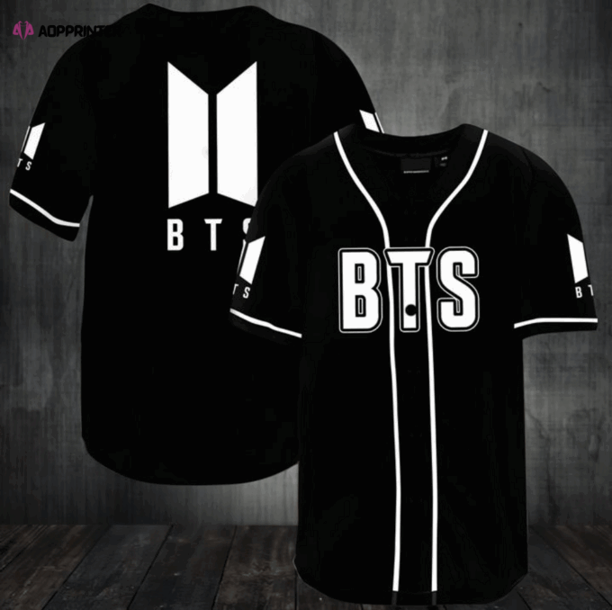 BTS BT21 Bangtan Army 5K113 Baseball Jersey: Stylish & Authentic Merchandise