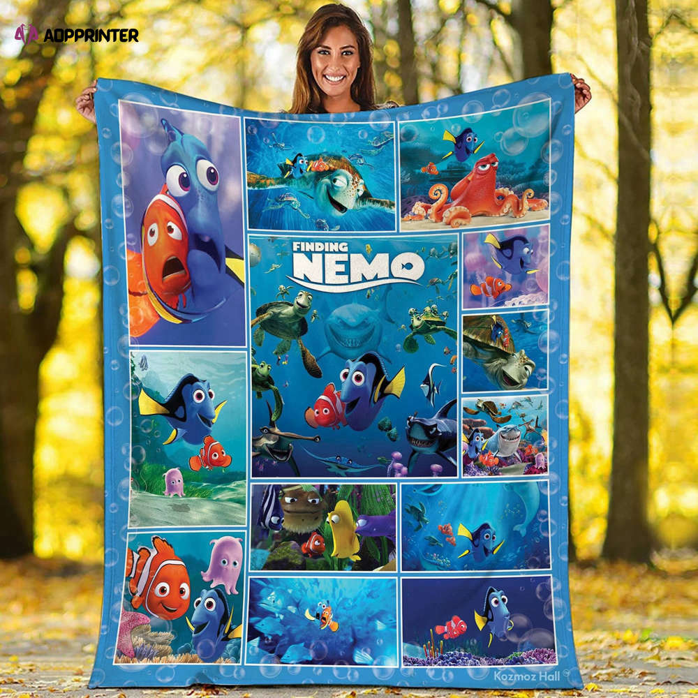 Custom Finding Nemo Blanket, Finding NemoKid Gift, Finding Nemo Lovers Gift, Kid Blanket Quilt Bedding Set Sofa Custom Finding Nemo Blanket, Finding NemoKid Gift, Finding Nemo Lovers Gift, Kid Blanket Quilt Bedding Set Sofa
