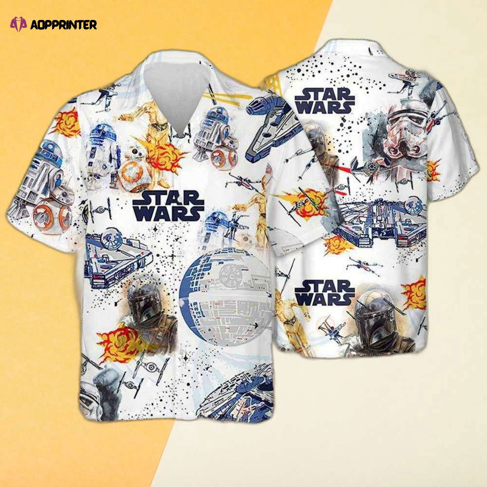 Cart 3 Nationals Star Wars Star Wars Beach Summer Hawaiian Shirt