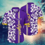 NCAA LSU Tigers Flower Hawaiian Shirt 3D – Perfect LSU Tigers Gifts for Men