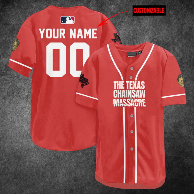 Personalized The Texas Chainsaw Massacre Baseball Jersey