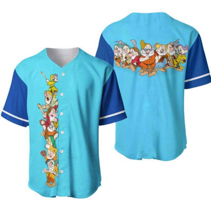 Snow White And Seven Dwarfs Baseball Jersey
