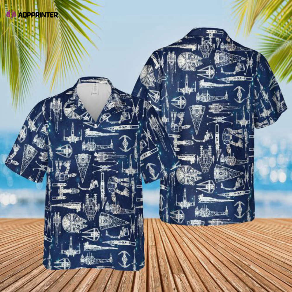 Star Wars Space Ship Battle Hawaiian Shirt, Star Wars Button Shirt, StarWars Beach Shirt Star Wars Space Ship Battle Hawaiian Shirt, Star Wars Button Shirt, StarWars Beach Shirt