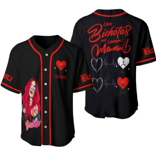 Karol G Las Bichotas No Lloran Baseball Jersey: Bold & Stylish Women s Sports Apparel