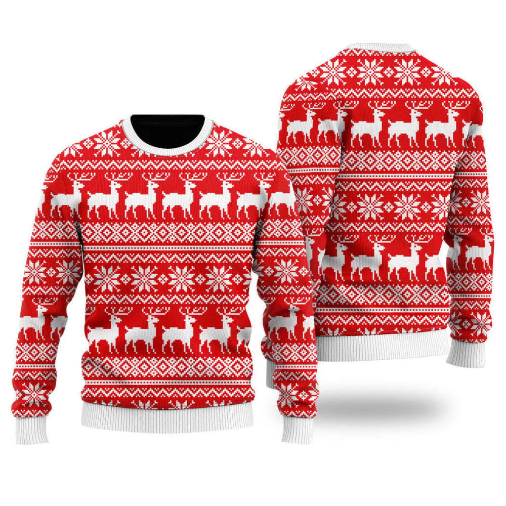 Deermas Christmas Is Lit Ugly Christmas Sweater Deermas Christmas Is Lit Ugly Christmas Sweater