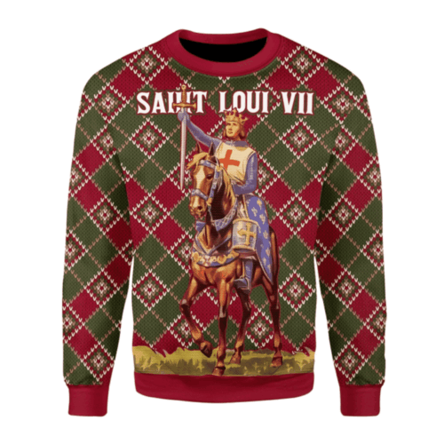 Get Festive with Saint Loui VII Ugly Christmas Sweater - Stylish Holiday Attire