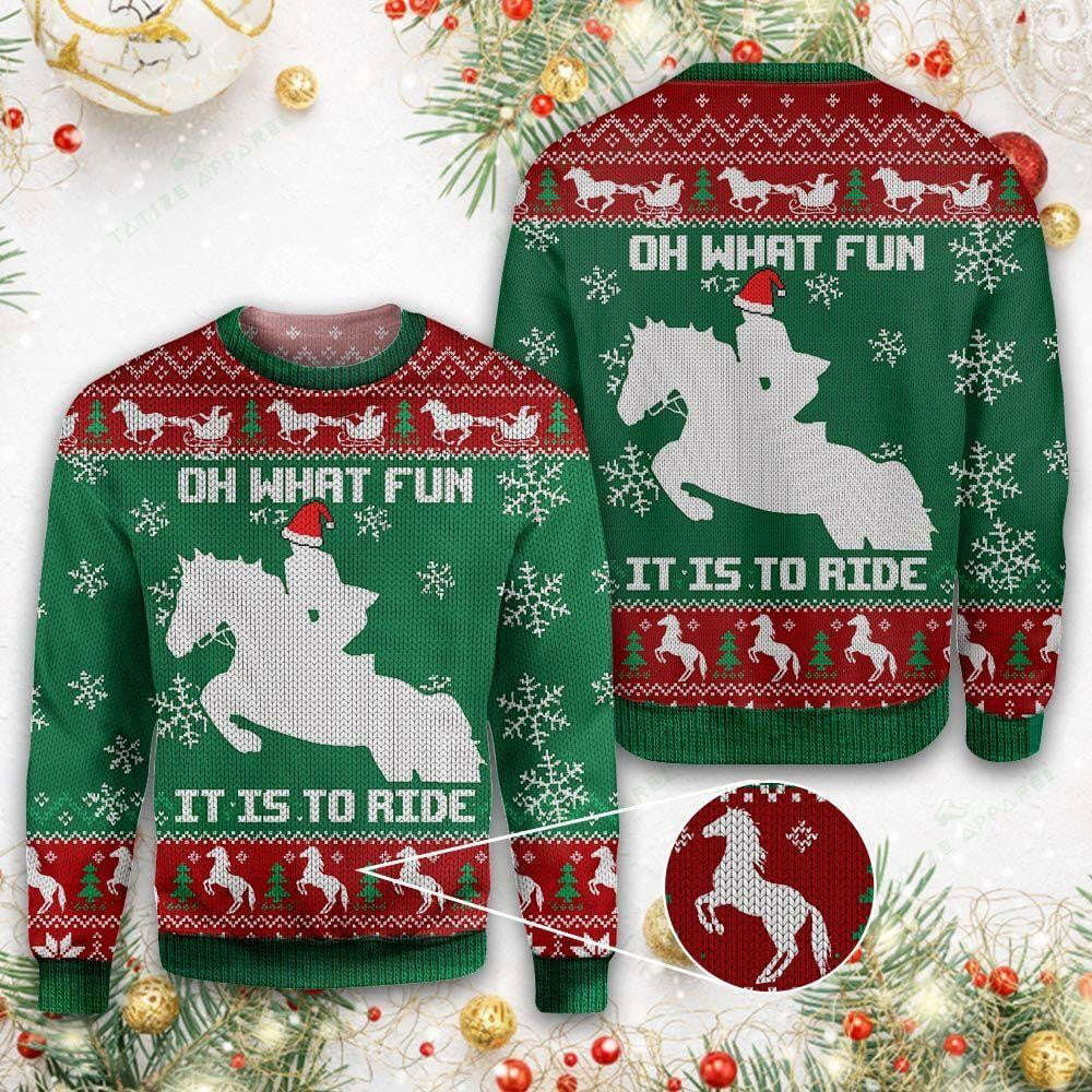 Horse Lover Ugly Christmas Sweater: Festive Equine Apparel for Equestrian Enthusiasts Horse Lover Ugly Christmas Sweater: Festive Equine Apparel for Equestrian Enthusiasts
