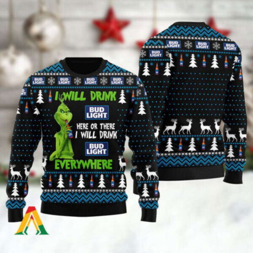 Cart 2 Get Festive with the Bud Light Everywhere Ugly Christmas Sweater