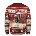 Festive Forklift Christmas Sweater: Perfect Holiday Gift for Forklift Enthusiasts!