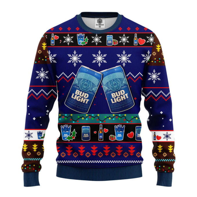 Bud Light Ugly Christmas Sweater: Festive & Fun Apparel for the Holidays