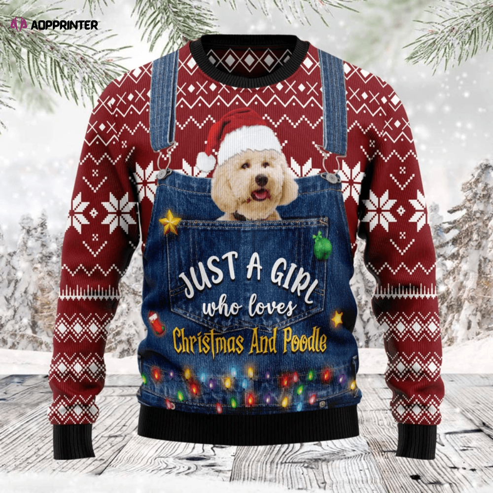 Christmas Poodle Ugly Sweater: For Girls Who Love Christmas Show Your Festive Spirit! Christmas Poodle Ugly Sweater: For Girls Who Love Christmas Show Your Festive Spirit!