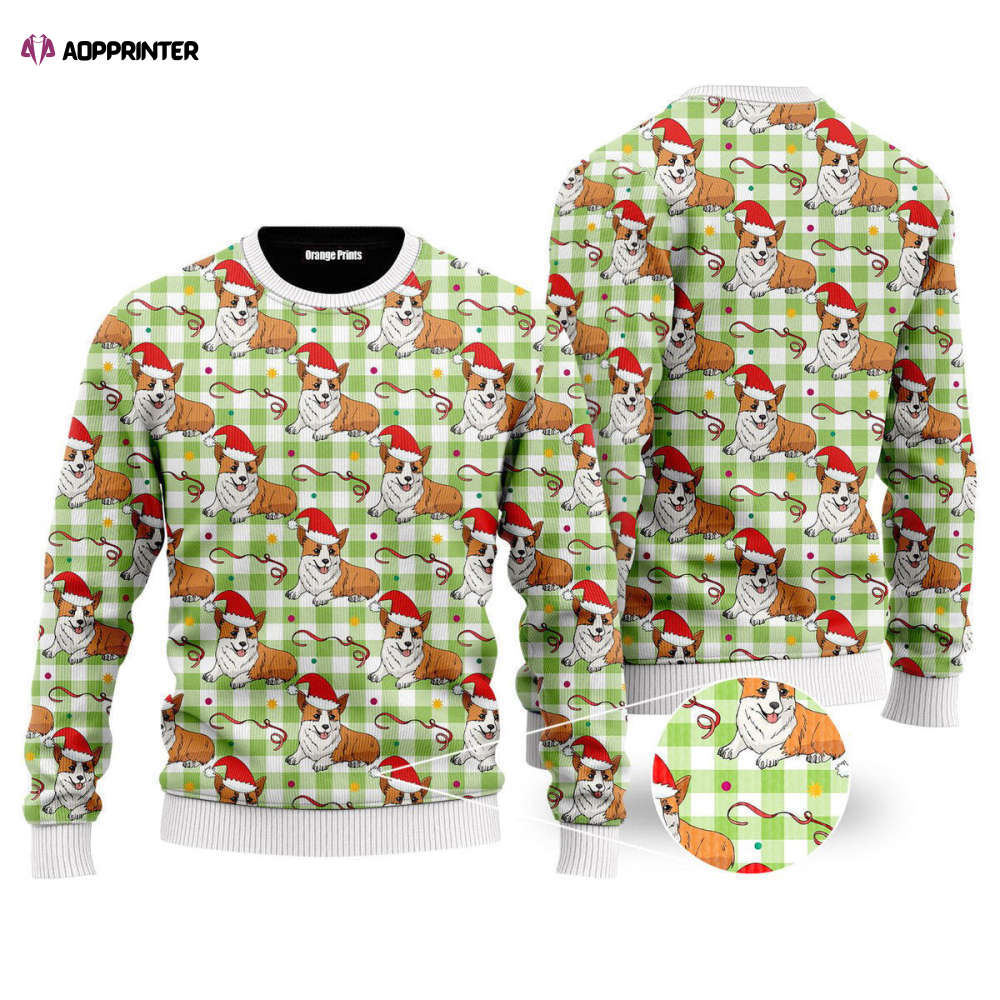 Cute Corgi Ugly Christmas Sweater – Perfect for Adult Holiday Fun! Cute Corgi Ugly Christmas Sweater – Perfect for Adult Holiday Fun!
