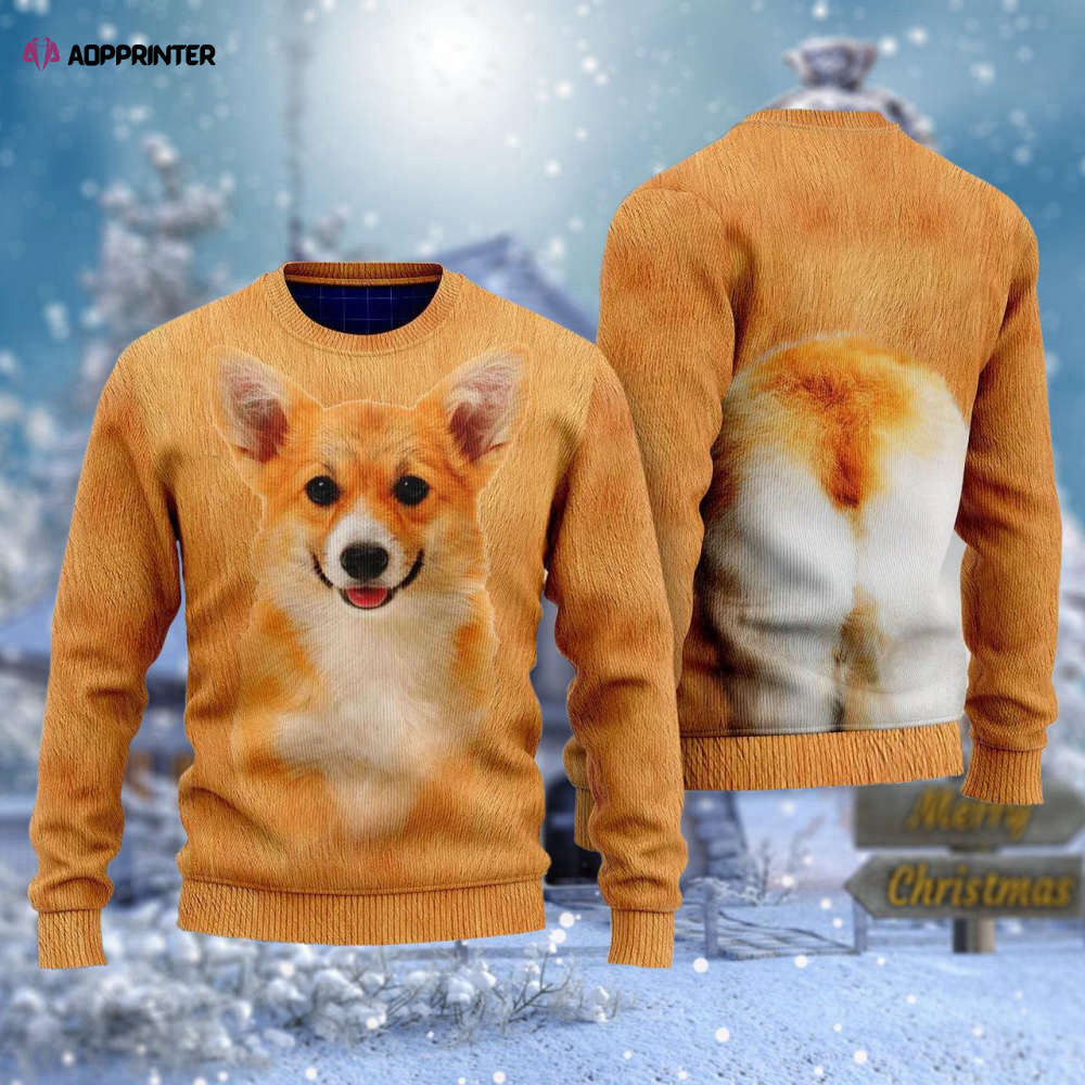 Cute & Cozy: Lovely Corgi Dog Ugly Sweater – Perfect for Dog Lovers! Cute & Cozy: Lovely Corgi Dog Ugly Sweater – Perfect for Dog Lovers!
