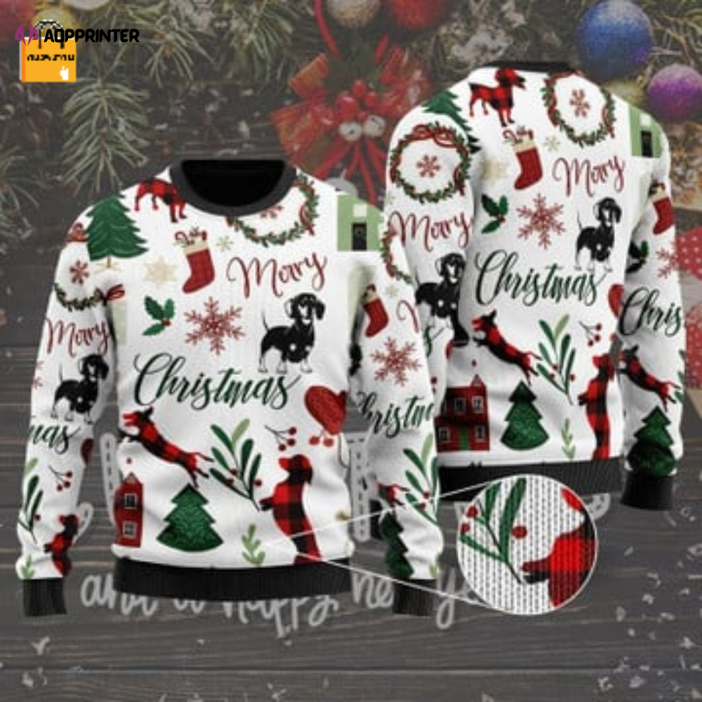 Dachshund Christmas Sweater: Festive & Cozy Apparel for Dog Lovers Dachshund Christmas Sweater: Festive & Cozy Apparel for Dog Lovers
