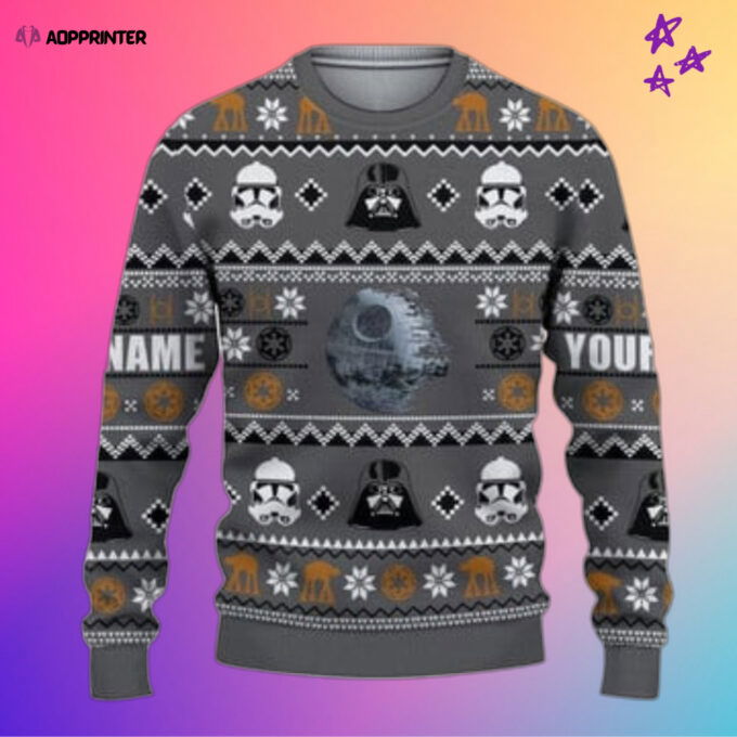 Darth Vader Stormtrooper Ugly Sweater Christmas: Festive Geek Apparel
