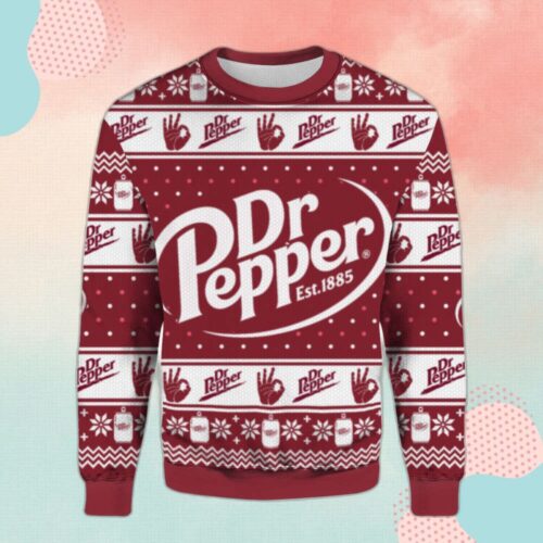 Cart 2 Get Festive with Dr Pepper Christmas Sweater - Perfect Holiday Apparel