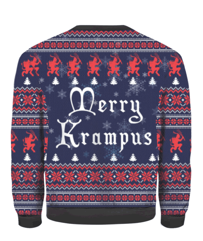 Funny Merry Krampus Christmas Ugly Sweater