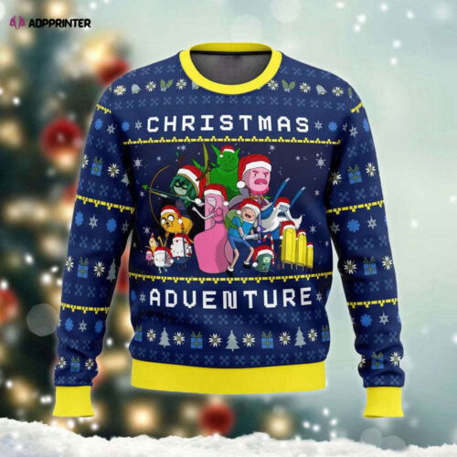 Cart 1 Get Festive with Adventure Time Characters Christmas Ugly Sweater