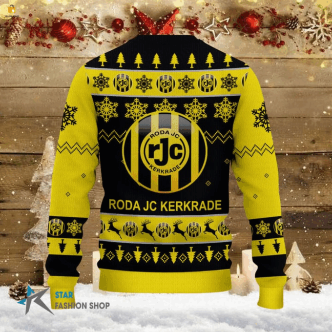 Get Festive with Roda JC Kerkrade Ugly Christmas Sweater – Limited Edition!