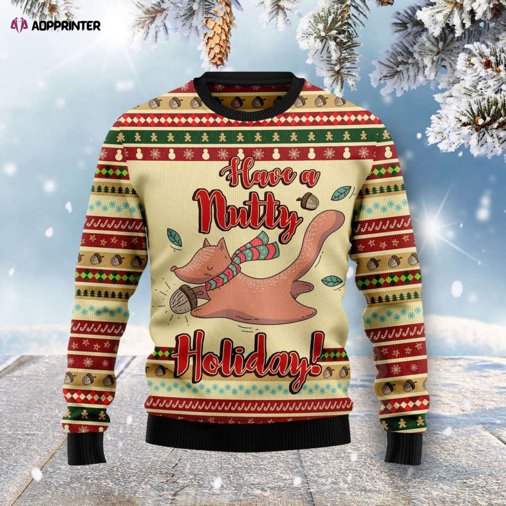 Get Festive with the Nutty Holiday Ugly Christmas Sweater – Shop Now! Get Festive with the Nutty Holiday Ugly Christmas Sweater – Shop Now!