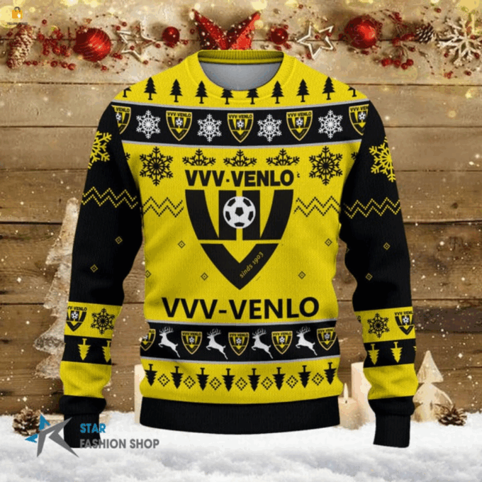 Get Festive with VVV-Venlo Ugly Christmas Sweater – Unique Holiday Apparel