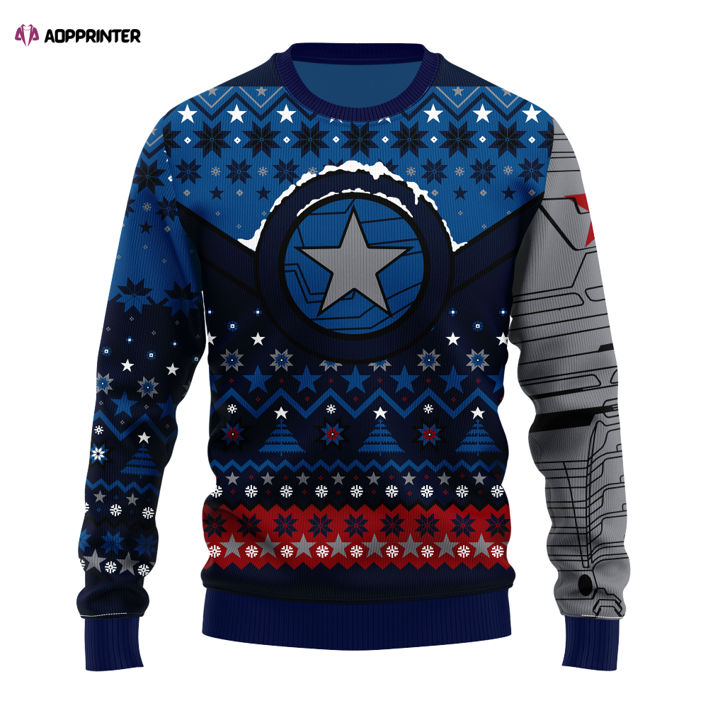 Get Festive with Winter Soldier Ugly Christmas Sweater T-Shirt – Perfect Xmas Gift! Get Festive with Winter Soldier Ugly Christmas Sweater T-Shirt – Perfect Xmas Gift!