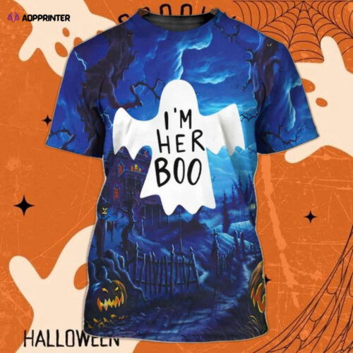 Cart 1 I'm Her Boo Halloween Shirt For Men Women, Halloween 3D All Over Print Tshirt, Halloween Tshirts