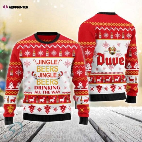 Cart 3 Jingle Beer Duvel Ugly Christmas Sweater