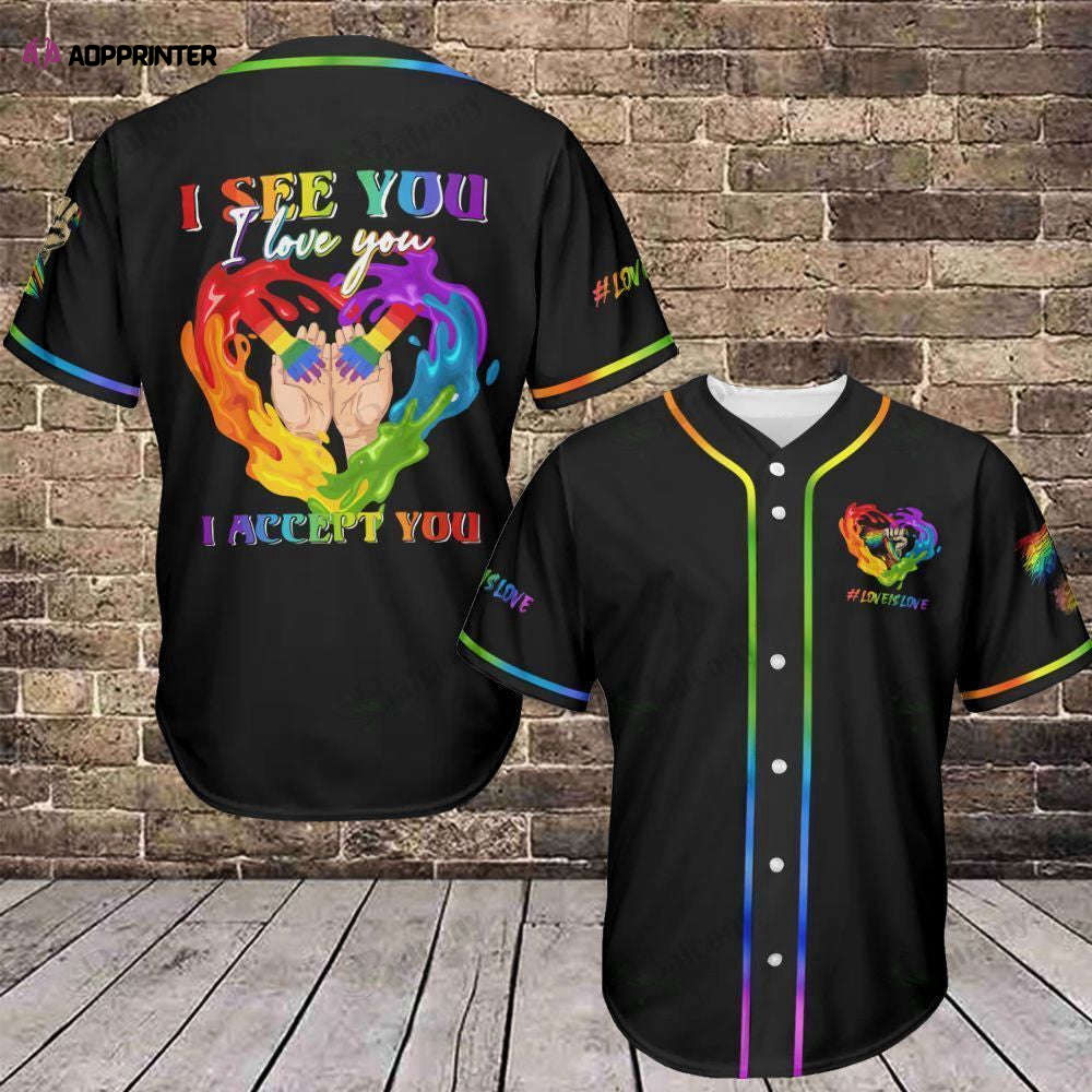 LGBT Pride Baseball Jersey 330 – Baseball Tee for All-Inclusive Sports Enthusiasts LGBT Pride Baseball Jersey 330 – Baseball Tee for All-Inclusive Sports Enthusiasts