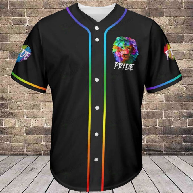 LGBT Pride Baseball Tee – Personalized Name Jersey 314 QT205071Td