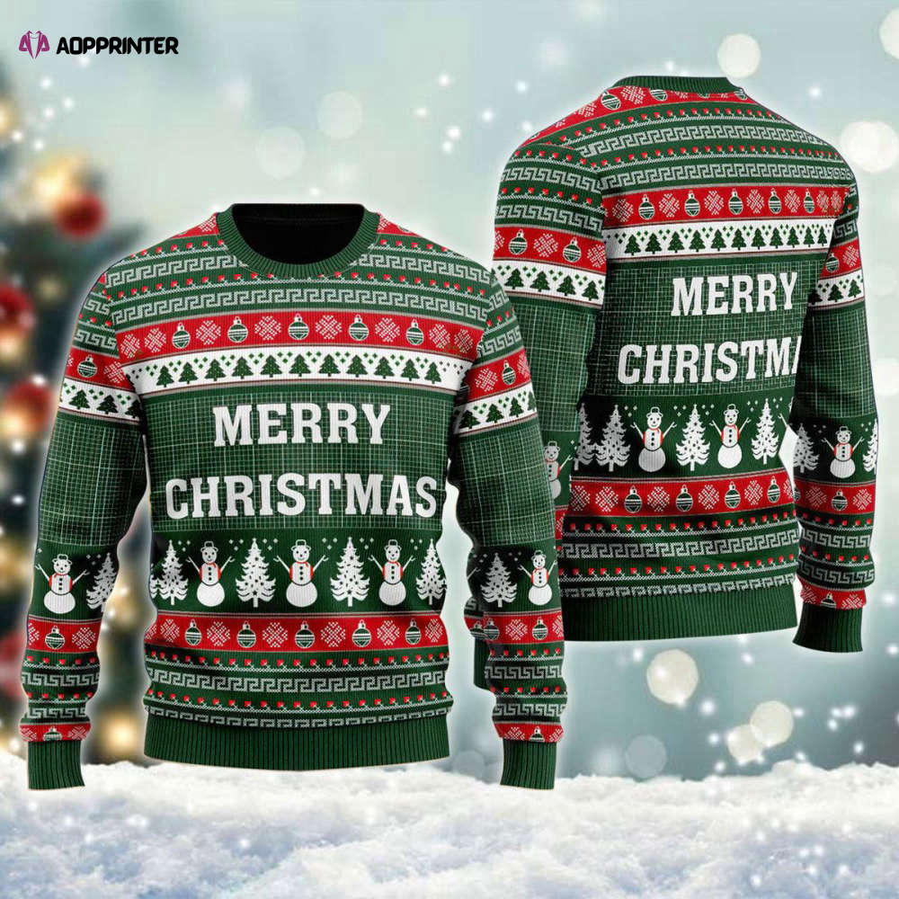 Light Up Merry Christmas Ugly Sweater Light Up Merry Christmas Ugly Sweater