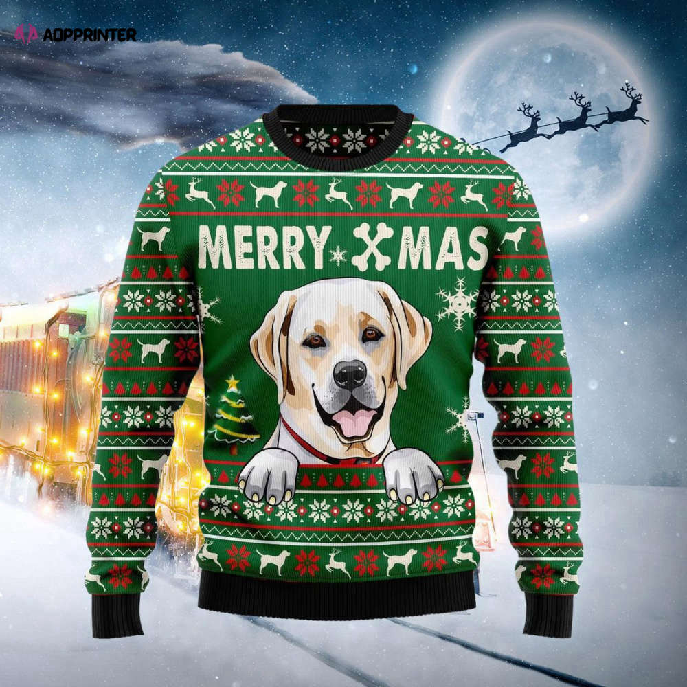 Merry Xmas Labrador Retriever Ugly Sweater: Festive and Fun Holiday Apparel Merry Xmas Labrador Retriever Ugly Sweater: Festive and Fun Holiday Apparel