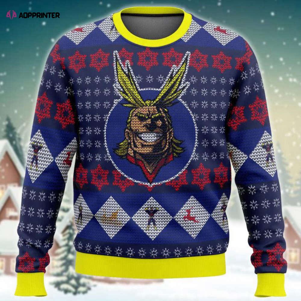 My Hero Academia All Might Ugly Sweater: Cosplay in Style! My Hero Academia All Might Ugly Sweater: Cosplay in Style!