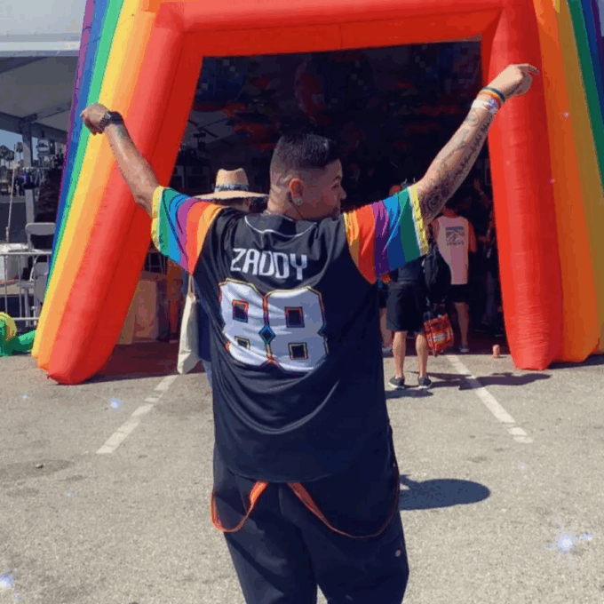 Personalized LGBT Pride Baseball Tee with Name & Number – QT204323Td