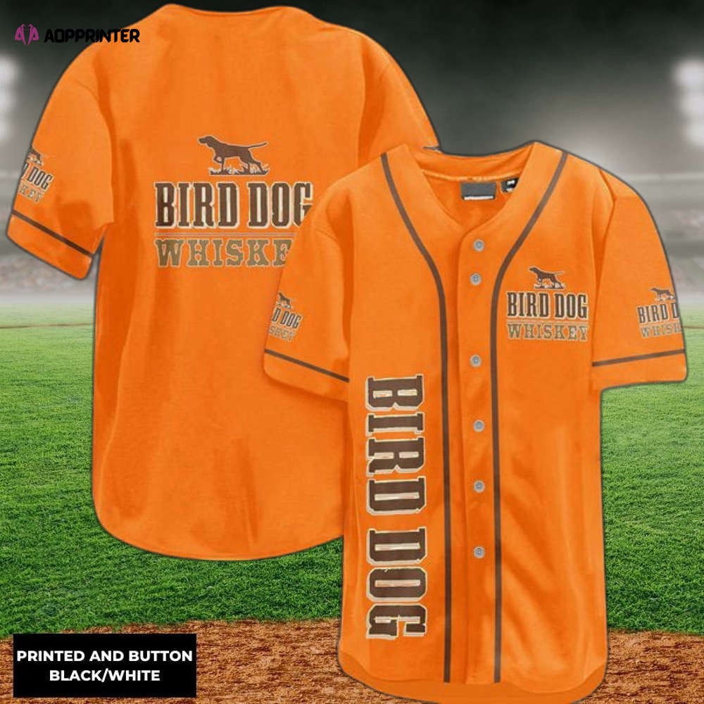 Play ball in style with our Orange Bird Dog Baseball Jersey Play ball in style with our Orange Bird Dog Baseball Jersey