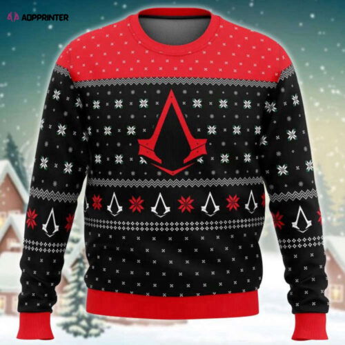 Cart 2 Red Logo Assassin's Creed Ugly Sweater