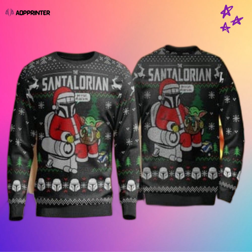 Santalorian Ugly Christmas Sweater: Festive & Fun Holiday Attire! Santalorian Ugly Christmas Sweater: Festive & Fun Holiday Attire!