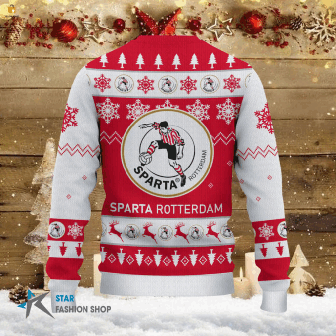 Sparta Rotterdam Ugly Christmas Sweater: Festive Fun & Stylish Apparel