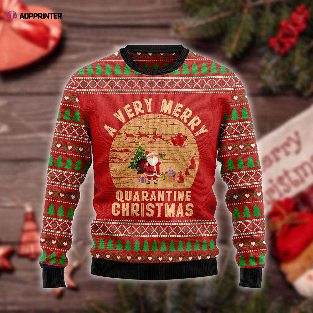 Spread Cheer with Santa s Very Merry Quarantine Christmas Ugly Sweater Spread Cheer with Santa s Very Merry Quarantine Christmas Ugly Sweater