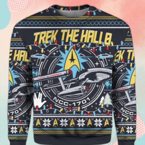 Get Festive with Star Trek Ugly Christmas Sweater – Geeky Holiday Apparel!